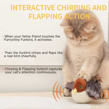 🐾2025  Interactive Bird Chirping Cat Toy