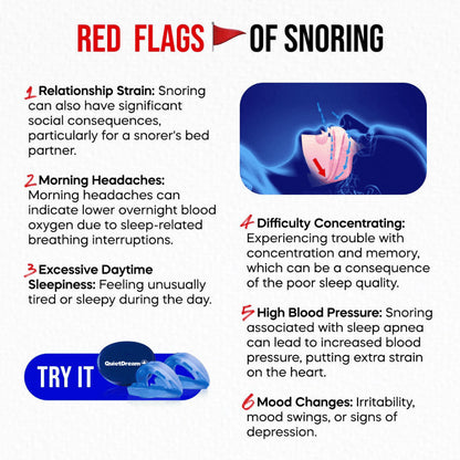 QuietDream™ Anti-Snoring Mouthpiece 🌙 - Universal Fit for a Peaceful Night's Sleep 😴