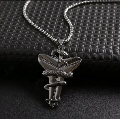 🏀 NBA Legendary Sword Sheath Snake Necklace