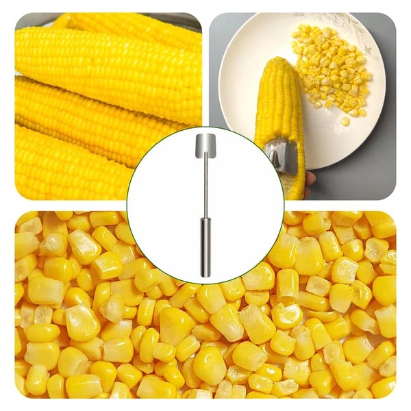 🔥Last Day 70% OFF🔥 Long Handle Stainless Steel Corn Stripping Tool StripChef