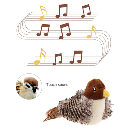 🐾2025  Interactive Bird Chirping Cat Toy