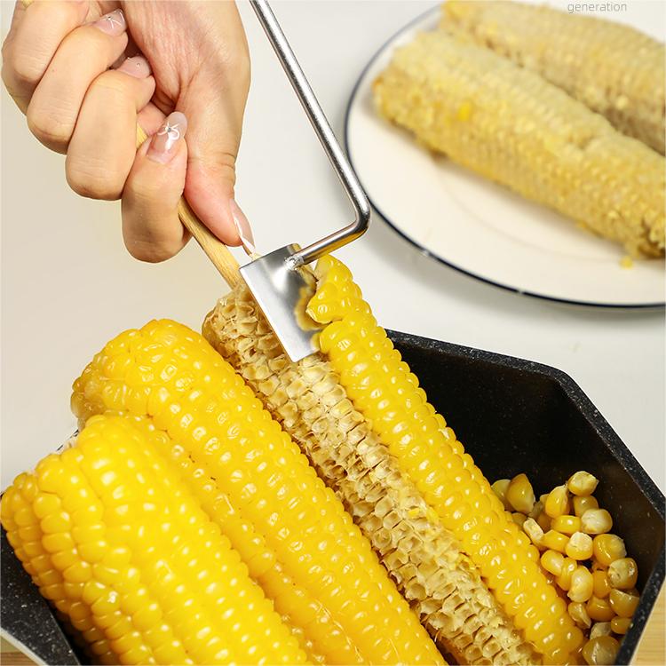 🔥Last Day 70% OFF🔥 Long Handle Stainless Steel Corn Stripping Tool StripChef