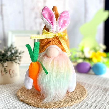 Easter decorative gift faceless plush doll Easter bunny