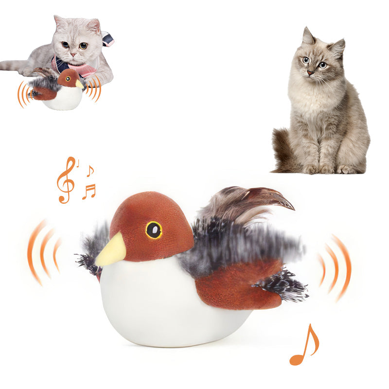 🐾2025  Interactive Bird Chirping Cat Toy